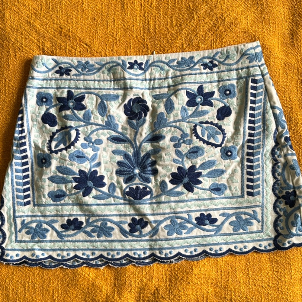 J.marie Embroidered Skirt